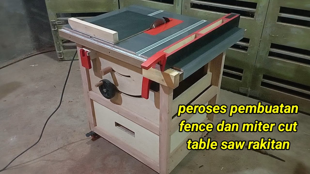 kali ini kita coba mentutorialkan cara pembuatan fence table saw