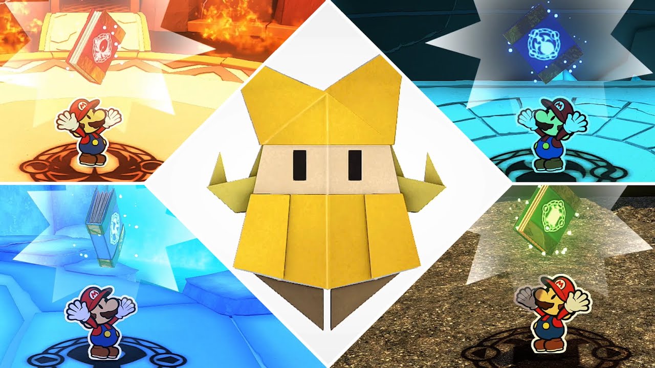All Bibliofolds in Paper Mario: The Origami King