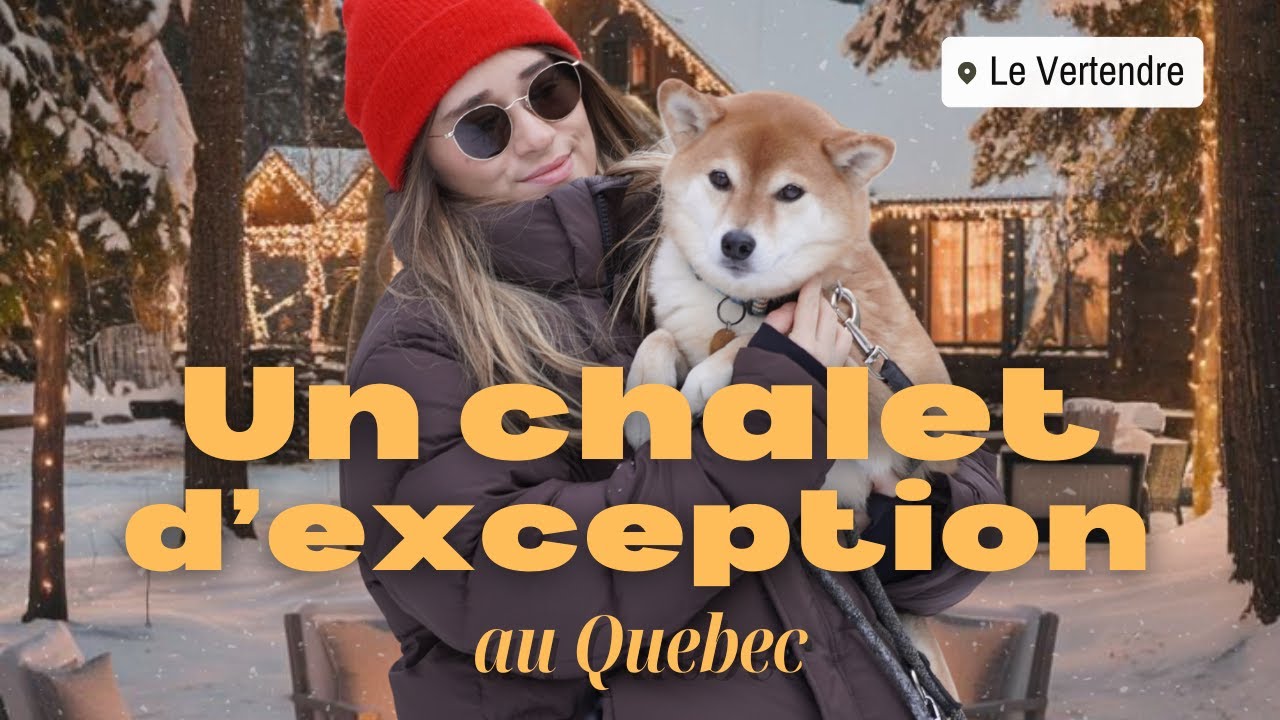 LE MEILLEUR CHALET DU QUEBEC POUR LES FÊTES 🤍❄️