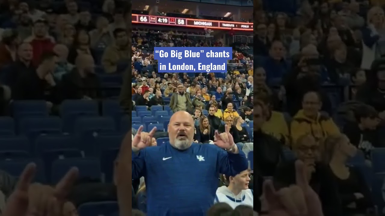 Kentucky fans took over England #kentuckybasketball