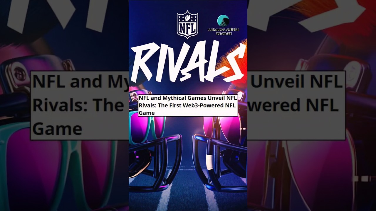 Mythical Games launches 'NFL Rivals', the first NFL-licensed Web3 game. 🏈🎮🌐 #shorts