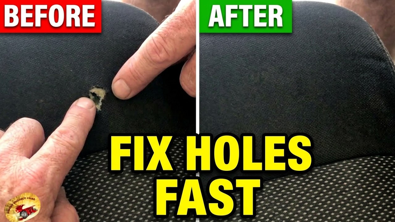 HOW To Repair a HOLE or RIP in Your Seating !!