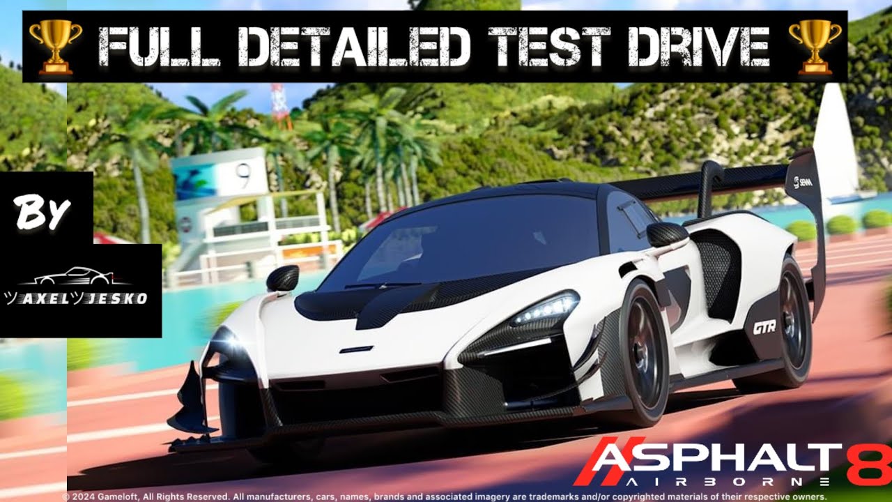 McLaren Senna GTR - Test Drive • Full Detailed | Asphalt 8 🏆