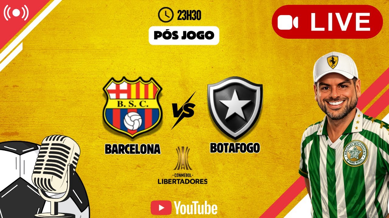 Live pós jogo - Barcelona x Botafogo