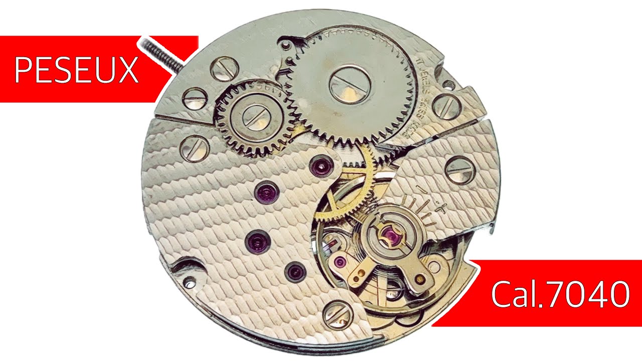 PESEUX Cal.7040 Disassemble