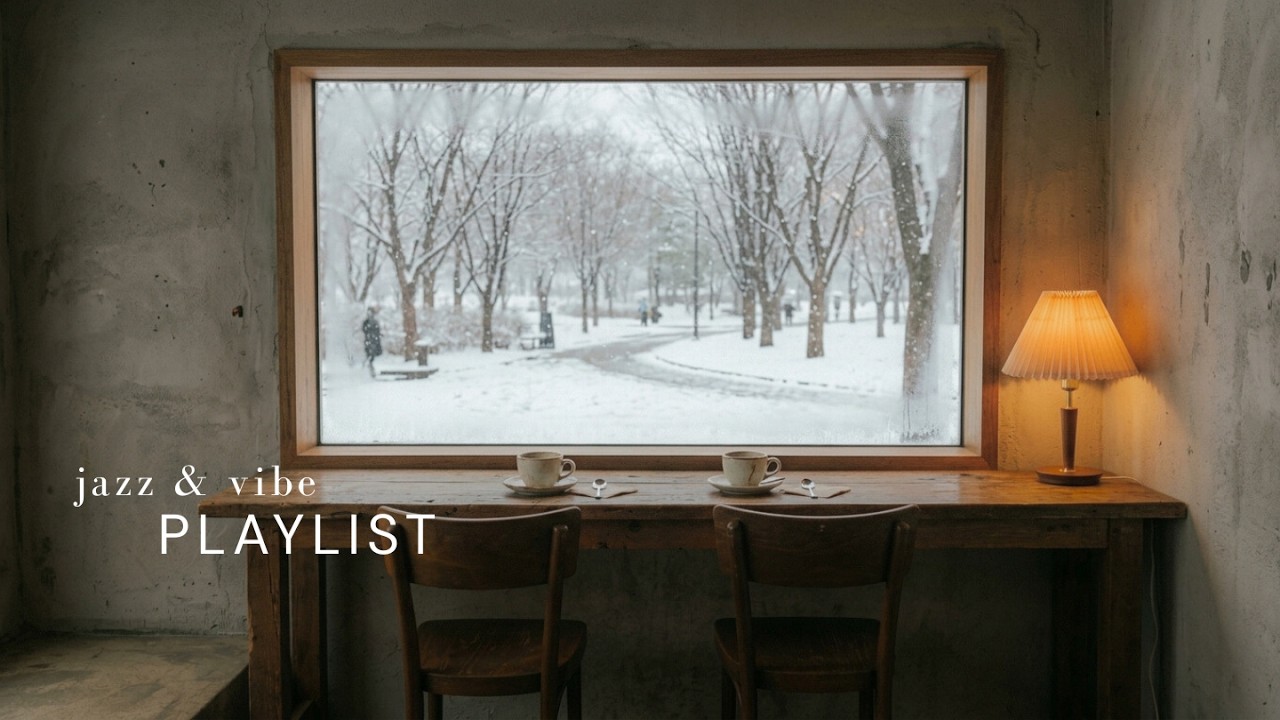 Relaxing Jazz Music │ Cozy Winter Café Jazz for Relaxing, Studying & Slow Morning Vibes