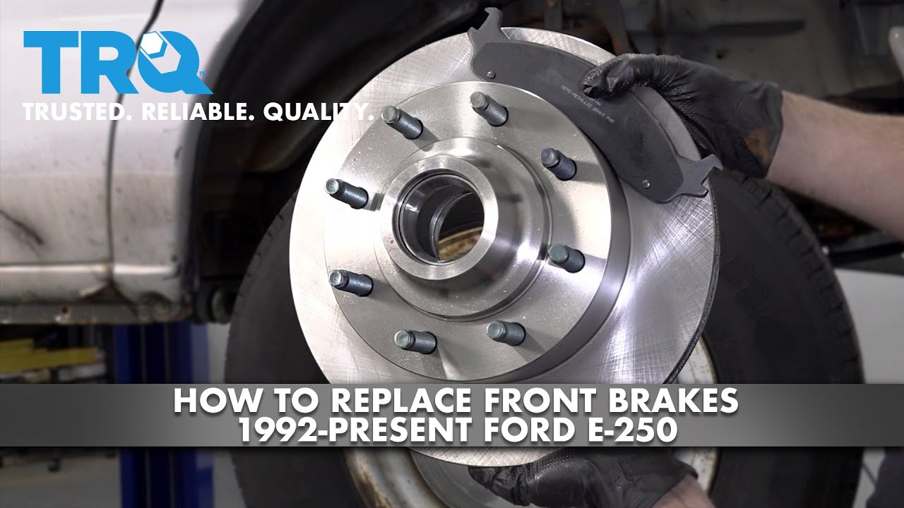 How To Replace Front Brakes 1992-Present Ford E 250