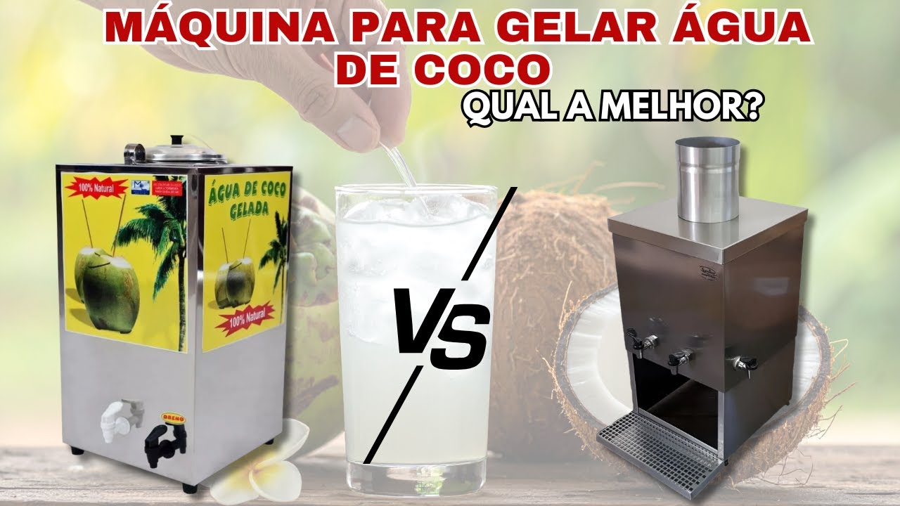 Qual a Melhor Máquina para Gelar Água de Coco? Descubra Neste Vídeo