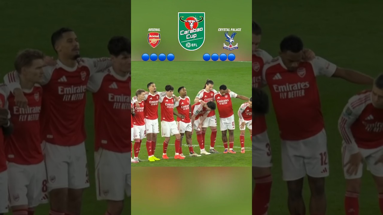FULL Penalty Shootout &ndash; Arsenal vs Crystal Palace | Carabao Cup