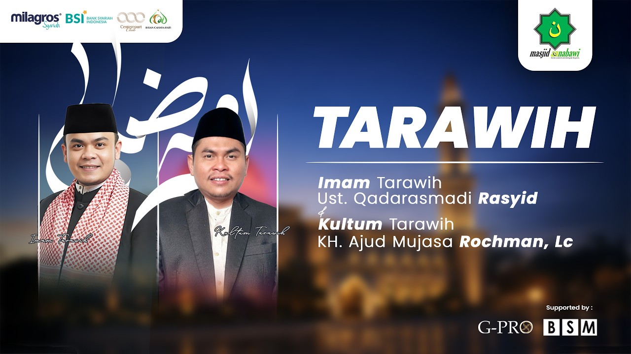 🔴LIVE - SHOLAT TARAWIH MASJID AN-NABAWI BANJAR WIJAYA 1447H #25 - Ustadz Qodarasymadi Rosyid
