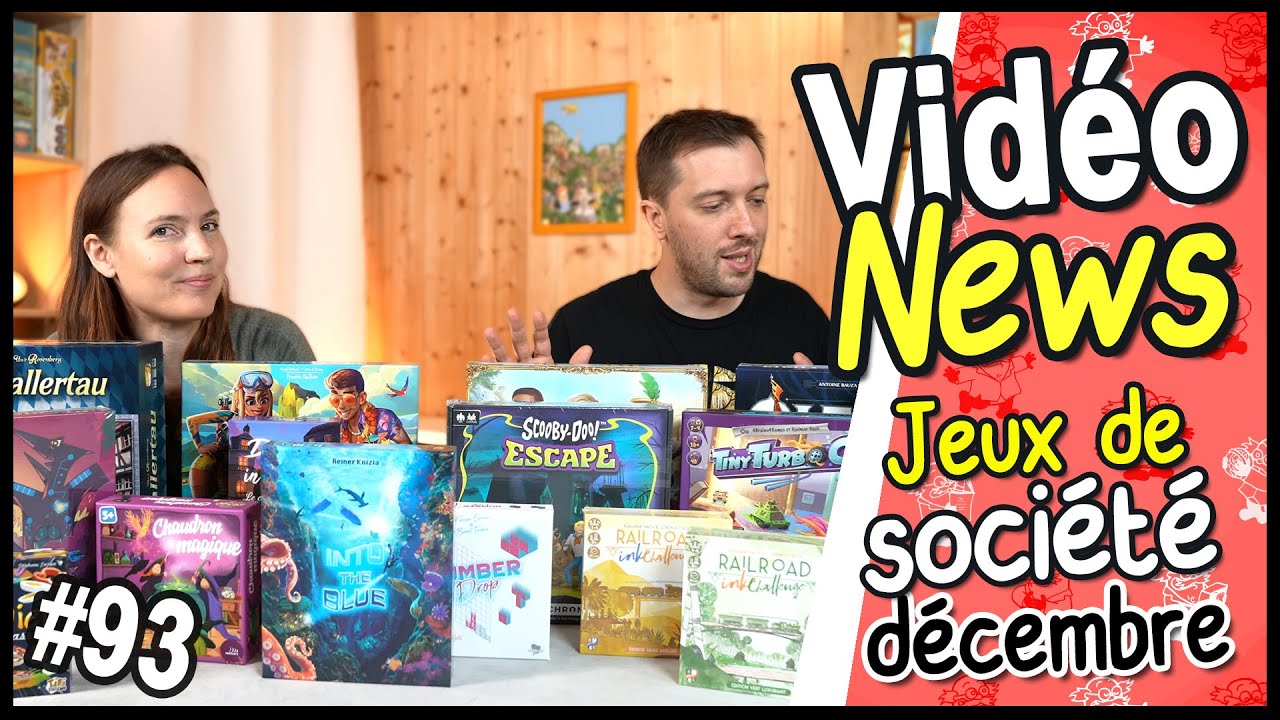 Les nouveautés jeux de société de décembre (vidéonews #93)