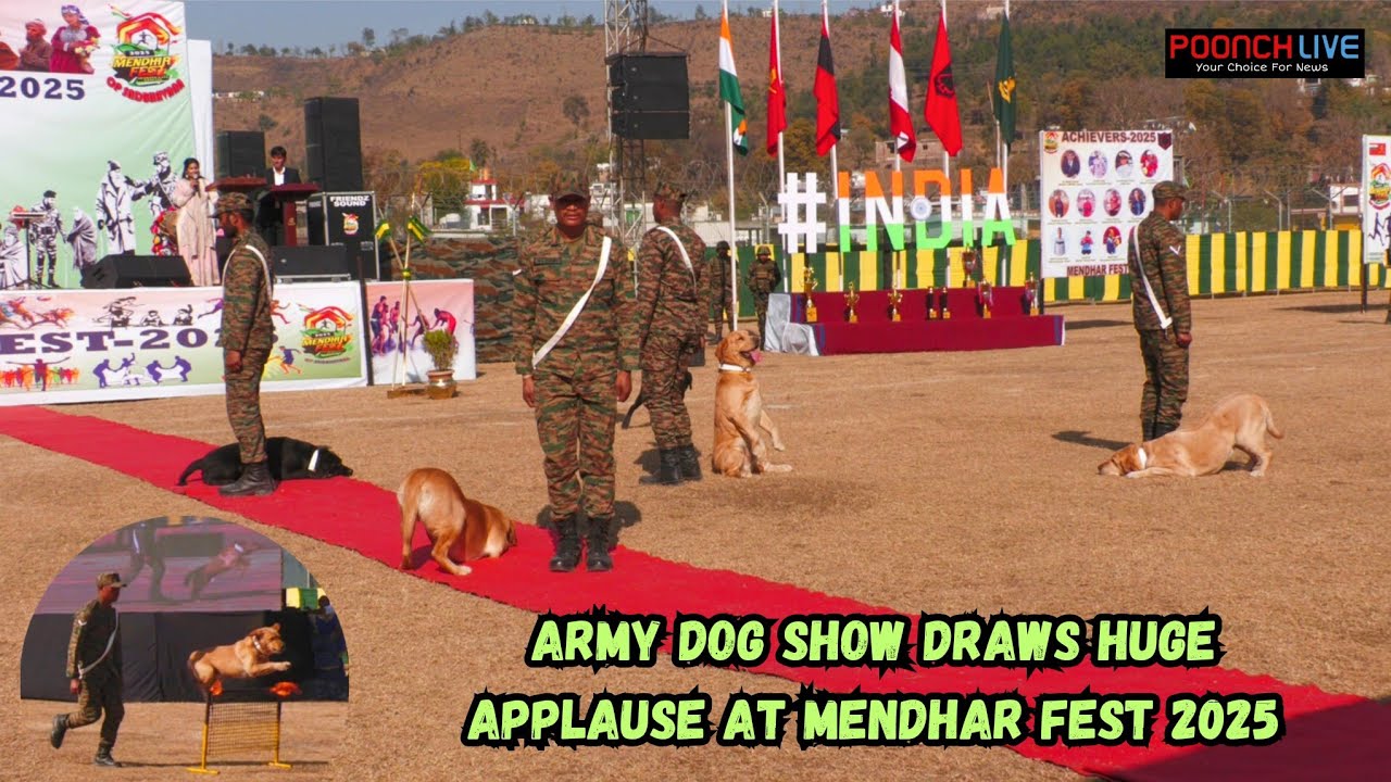 Army Dog Show Draws Huge Applause At Mendhar Fest 2025