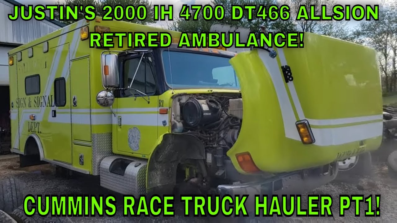 A VEIWER'S 2000 INTERNATIONAL 4700 AMBULANCE PT1!