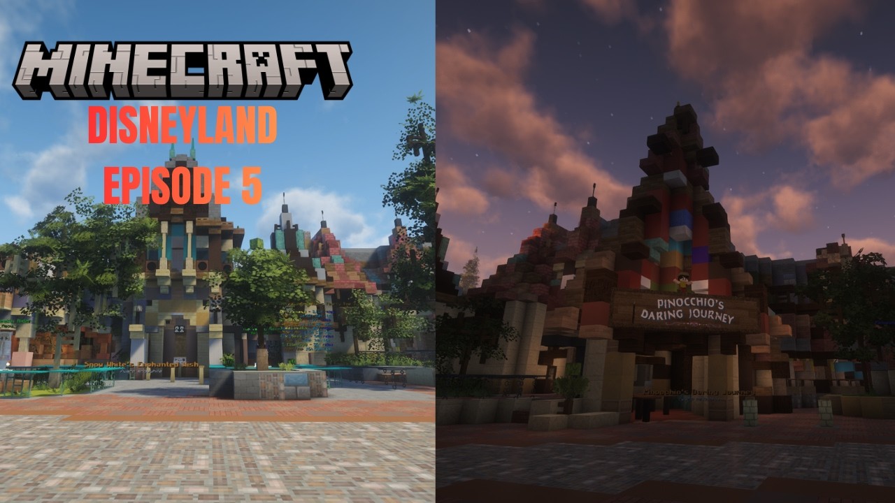 Disneyland EP 5: Snow White’s Enchanted Wish & Pinocchio’s Daring Journey Full Ride Adventure