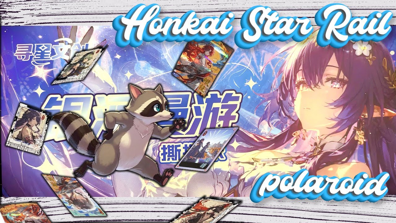 Распаковка коллекционных карт: Honkai Star Rail полароиды Искатель звезд