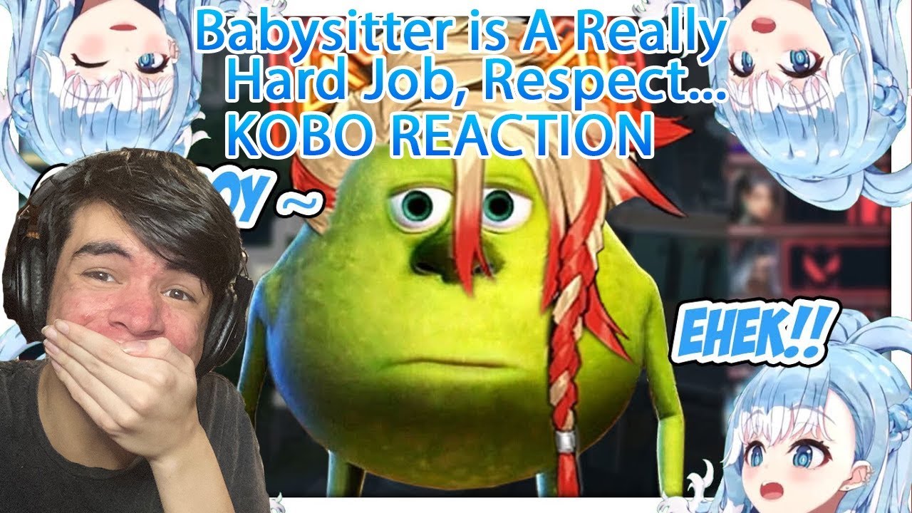 POOR BRAIN | Babysitter is A Really Hard Job, Respect... | Kobo Reaction | Hololive
