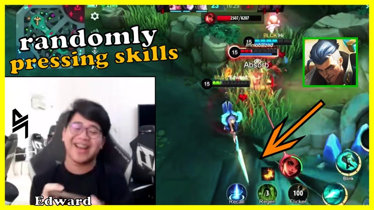 BLCK Edward first time using the new hero Fredrinn
