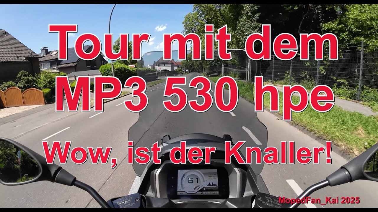Tour mit dem Piaggio MP3 530 hpe - ist der Roller besonders?