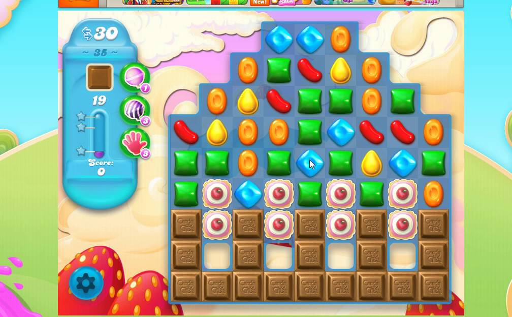 Candy Crush Saga Soda Level 34 & 35 Easy Game Play Walkthrough Android/iOS