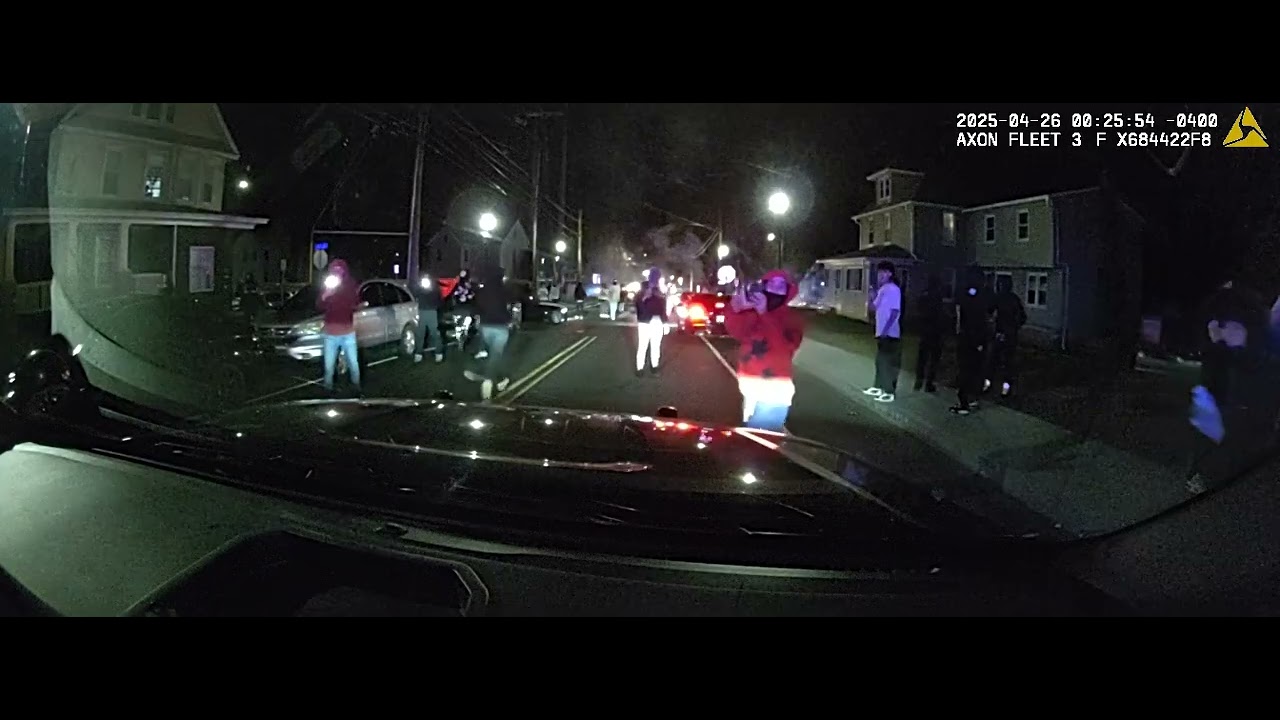 Ansonia police cruiser damaged while responding to street takeover