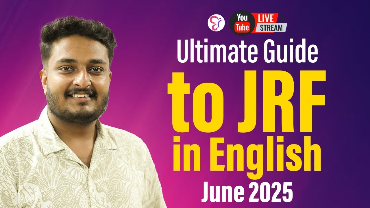 Ultimate Guide to JRF in English | Crack JRF June 2025 with Expert Tips
