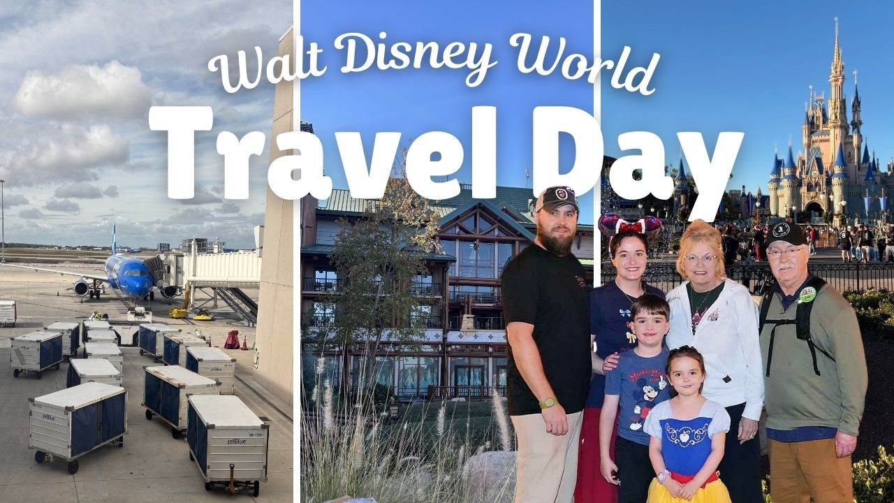 День поездки в Walt Disney World ✈️ | Аэропорт, перелет и прибытие в Диснейленд!