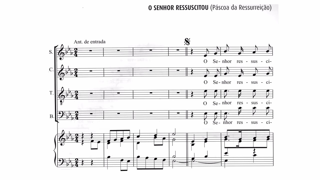 O Senhor ressuscitou-Miguel Carneiro