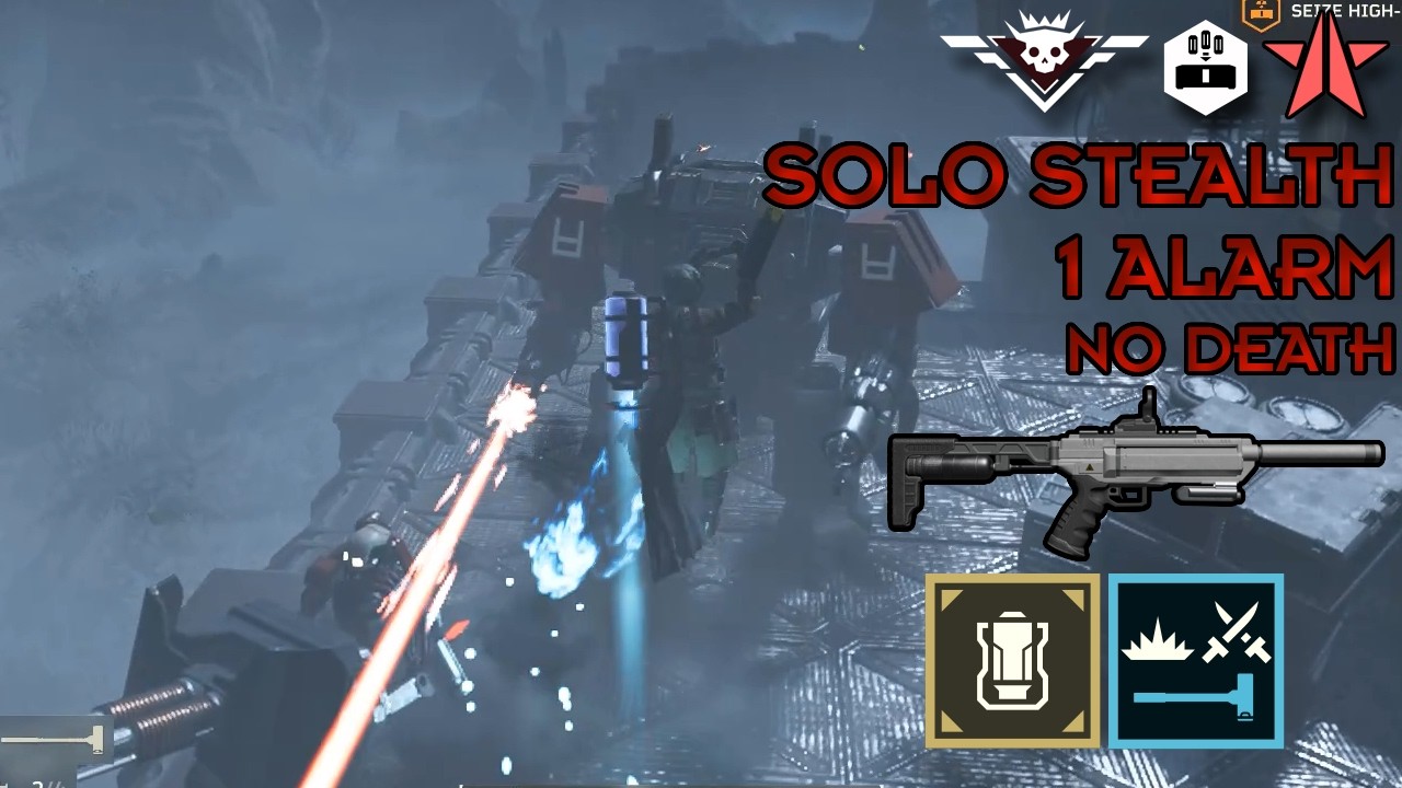 Helldivers 2 - Hammer+Dark Fluid Vessel Stealth Confiscate Assets (Super Helldive/No Deaths)