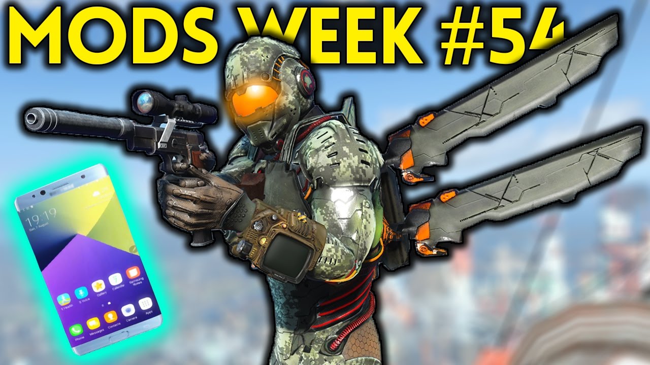 Fallout 4 TOP 5 MODS (PC & XBOX) Week #54 - VERTIBIRD JUMP, COOL OUTFITS, GHETTO HOUSE