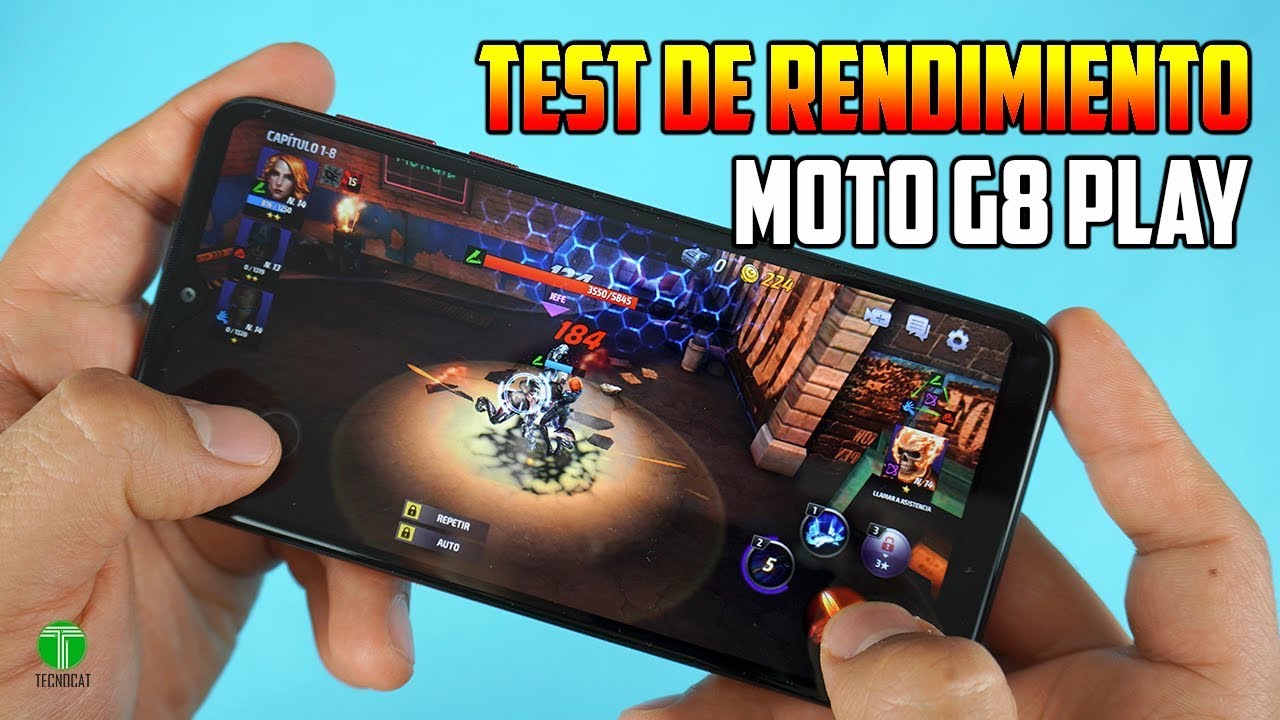 Moto G8 Play Pruebas de Rendimeinto Extremas