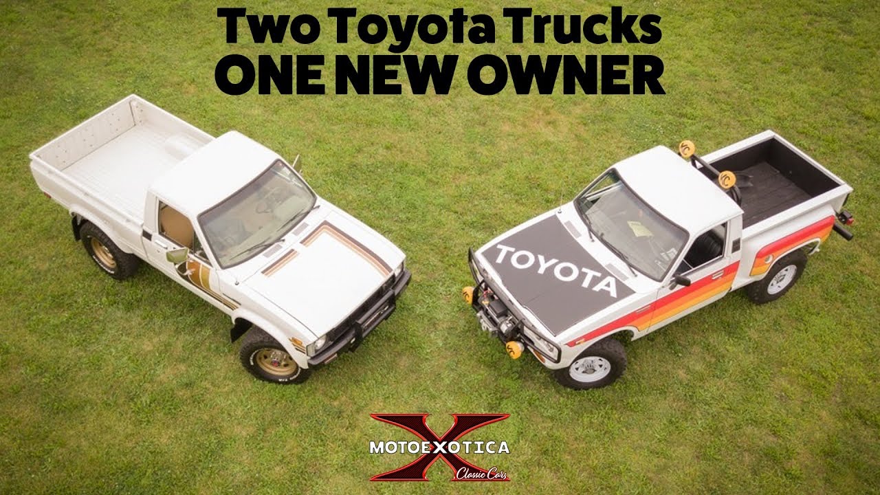 Two Toyota Trucks - One New Owner 1978 Wolverine 4×4 & 1981 Toyota 4x4 HiLux