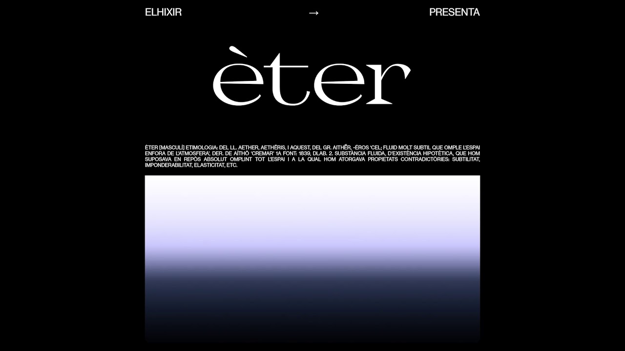 ELHIXIR- &Egrave;ter (Full EP)