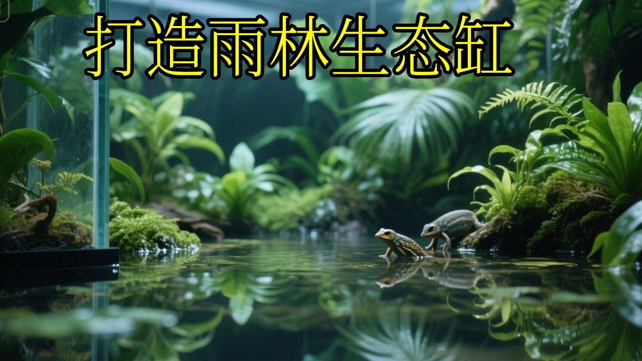 沉浸式打造雨林生态缸，你想象不到在卧室里打造雨林生态缸有多好玩，简直太有趣啦！