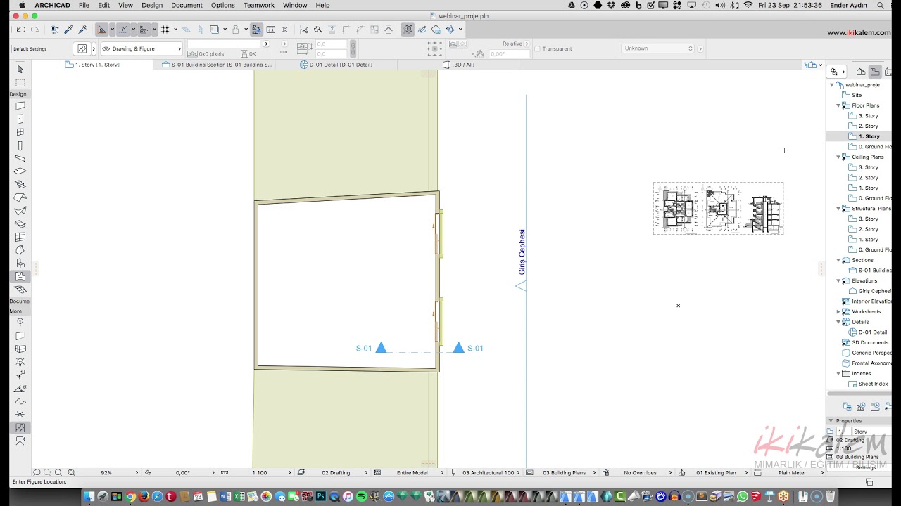 ARCHICAD ve 2D - İz Referans İşlevi ve İpu&ccedil;lar