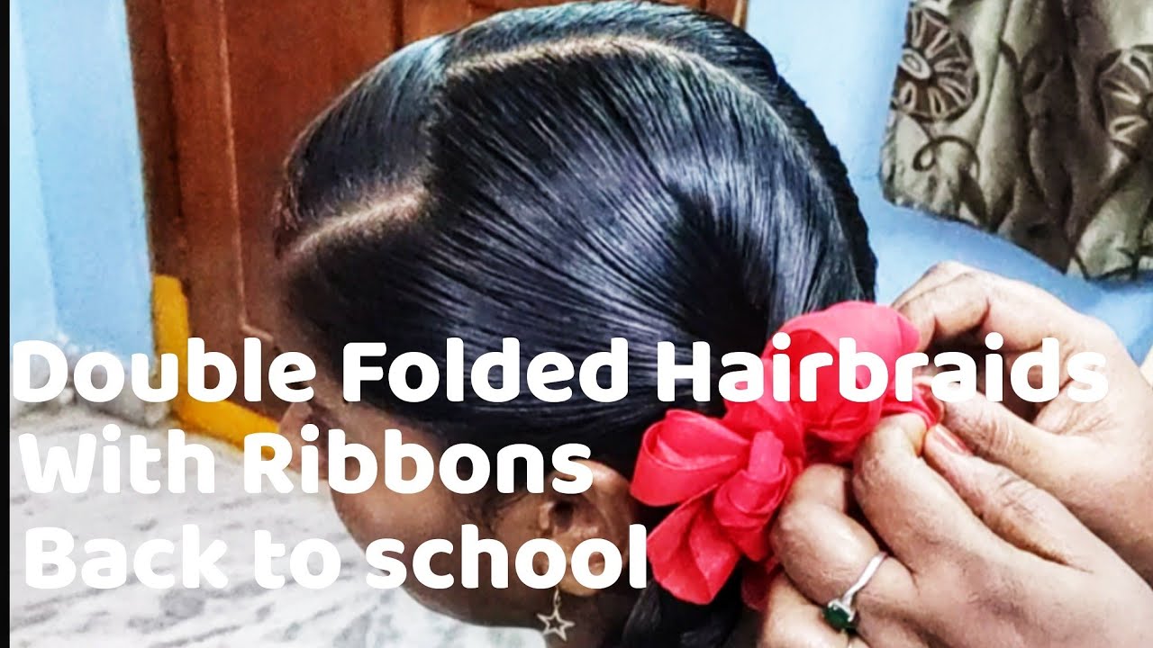 Back to school l Double folded Braids l Simple Hairstyles l New Hair Braids l 2 Choti Banaye (Hindi)
