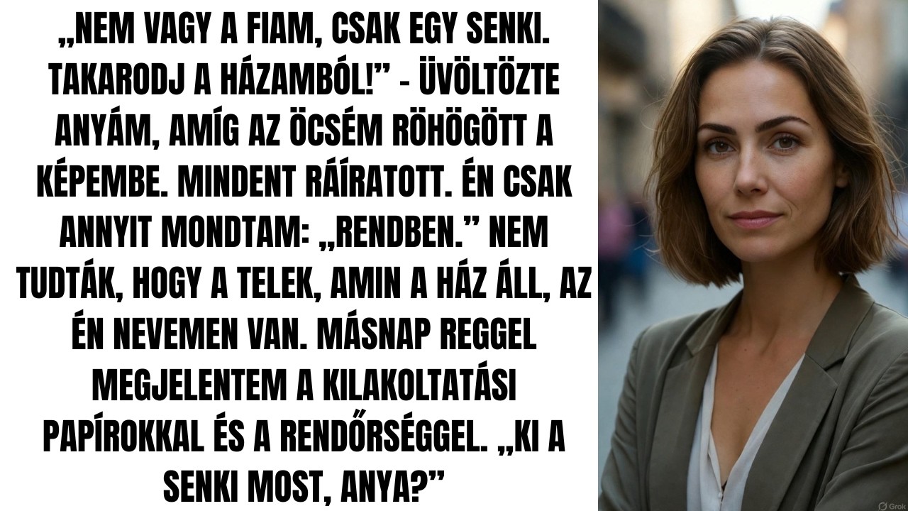 Anyám kitagadott az örökségből a 