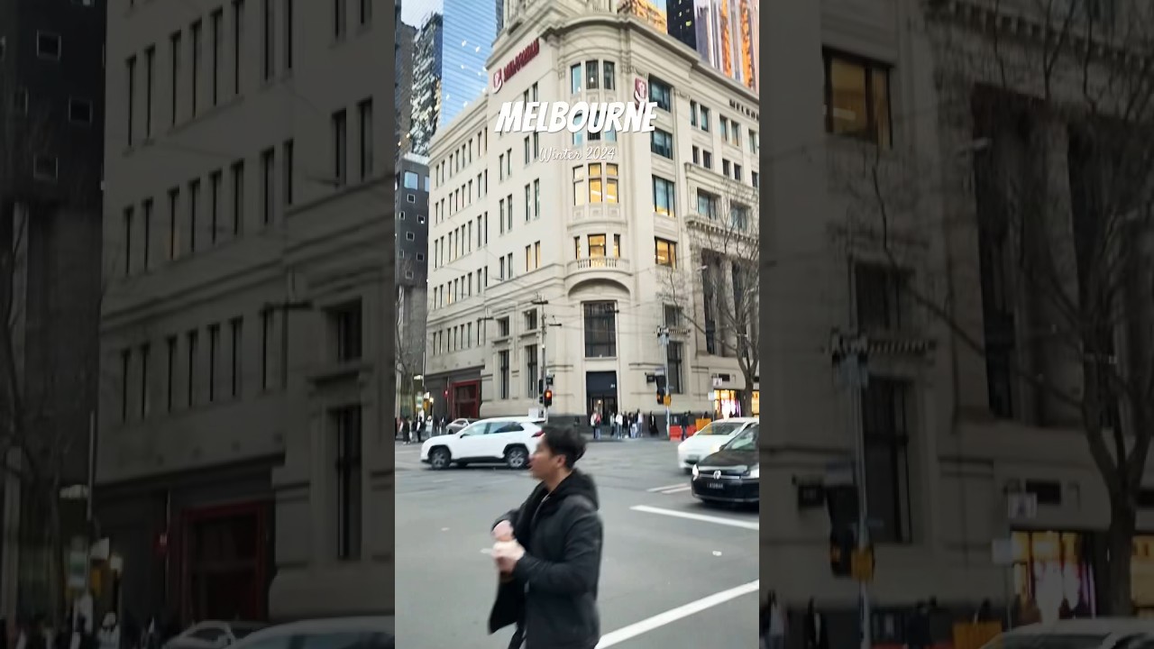 Winter 2024 in Melbourne Australia | Melbourne City #australia #vlog