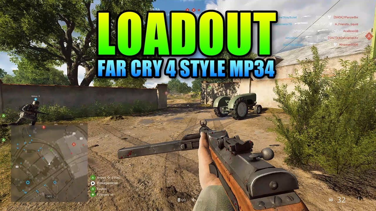 Loadout MP34 Far Cry 4 Style | Battlefield 5 Medic Gameplay