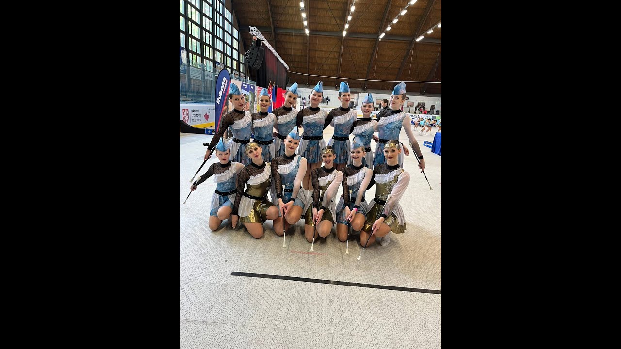 MiKaDo Karviná, pódiová sestava juniorky baton 2025 - VLÁDKYNĚ VĚTRU