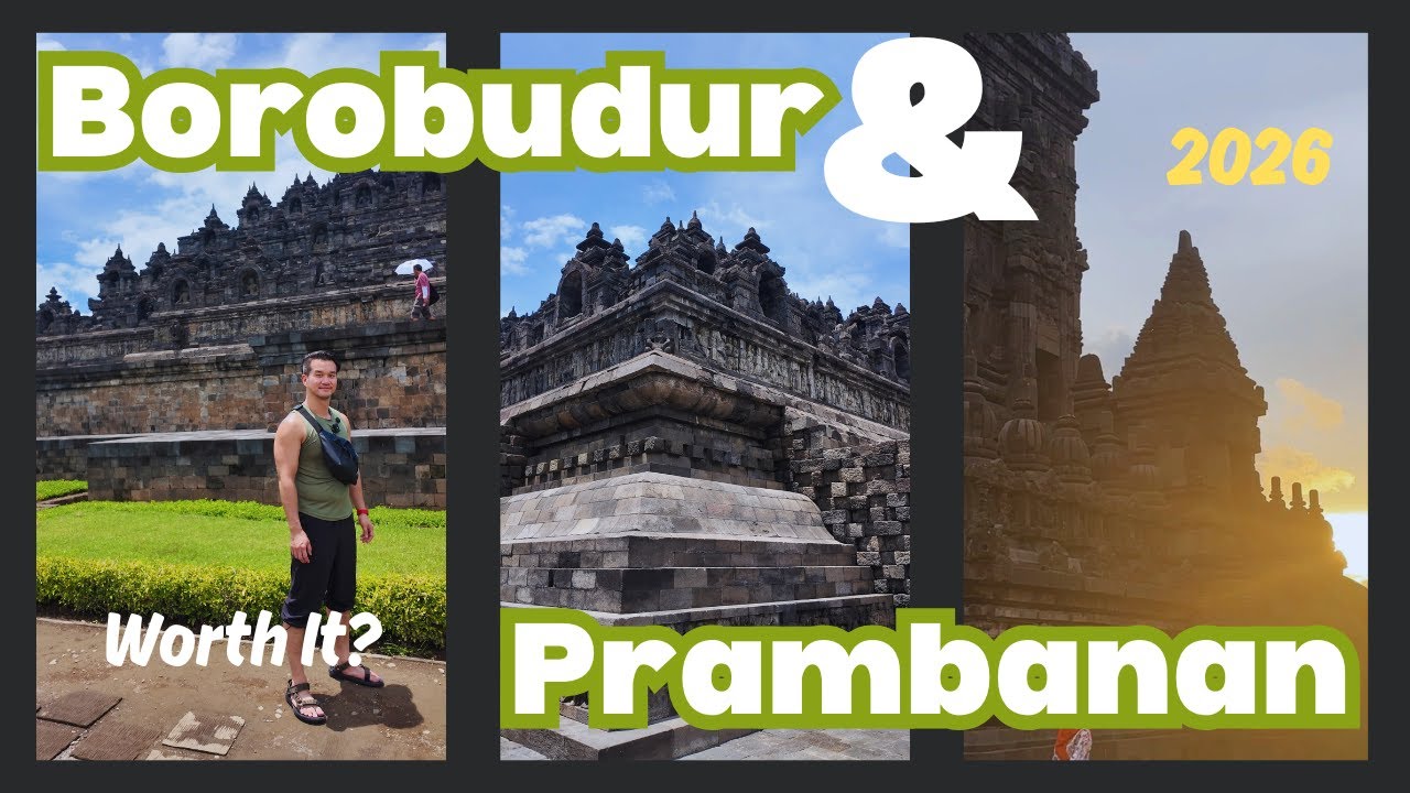 Borobudur & Prambanan in ONE Day | Best Things To Do in Yogyakarta