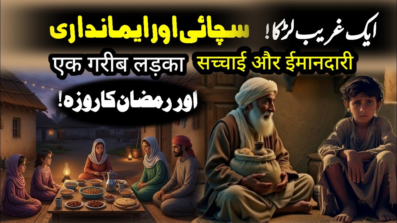 Ek Garib ladke ka dilchasp Waqia | Moral Stories in Urdu & Hindi | Majedaar kahani | Ramzan ka Roza 