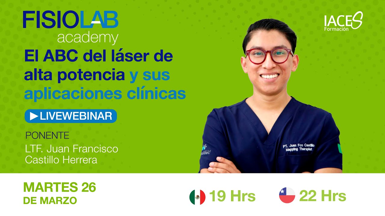 #webinar El ABC del láser de alta potencia y sus aplicaciones clínicas - LFT. Juan  Castillo