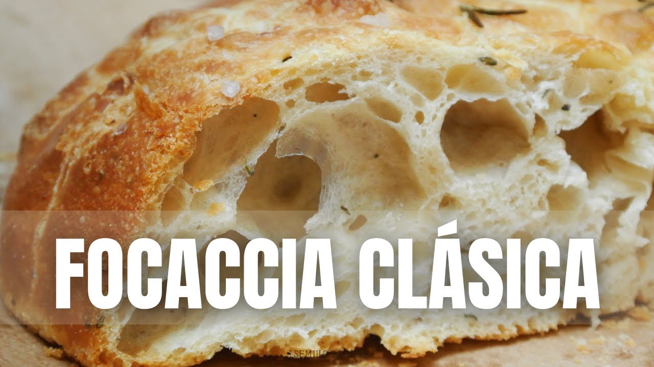 Cómo hacer FOCACCIA | Receta de PAN SÚPER FÁCIL