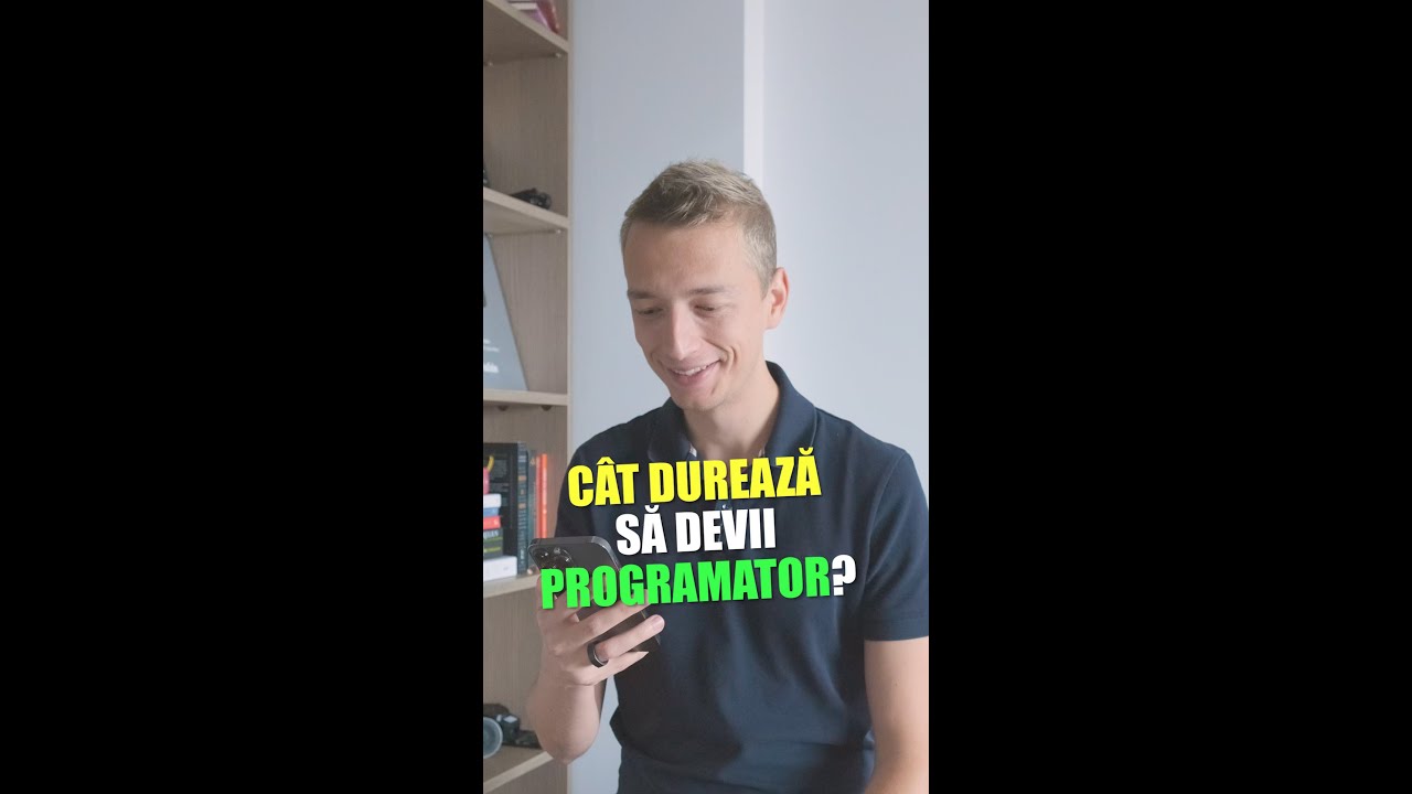 Cam &icirc;n c&acirc;t timp poți să &icirc;nveți IT ca să ajungi un programator? #shorts
