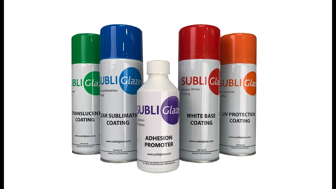 Subli Glaze Products from Johnson Plastics Plus