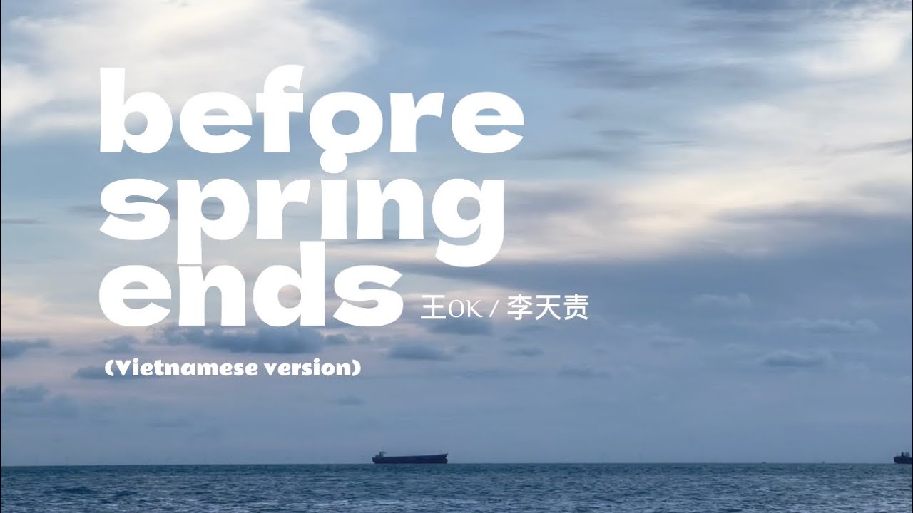 before spring ends - 王OK / 李天责 (Vietnamese version)
