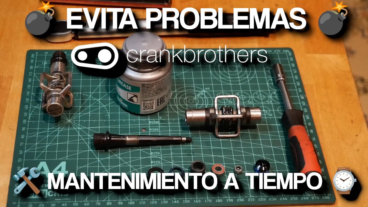 Evita problemas en pedales Crankbrothers