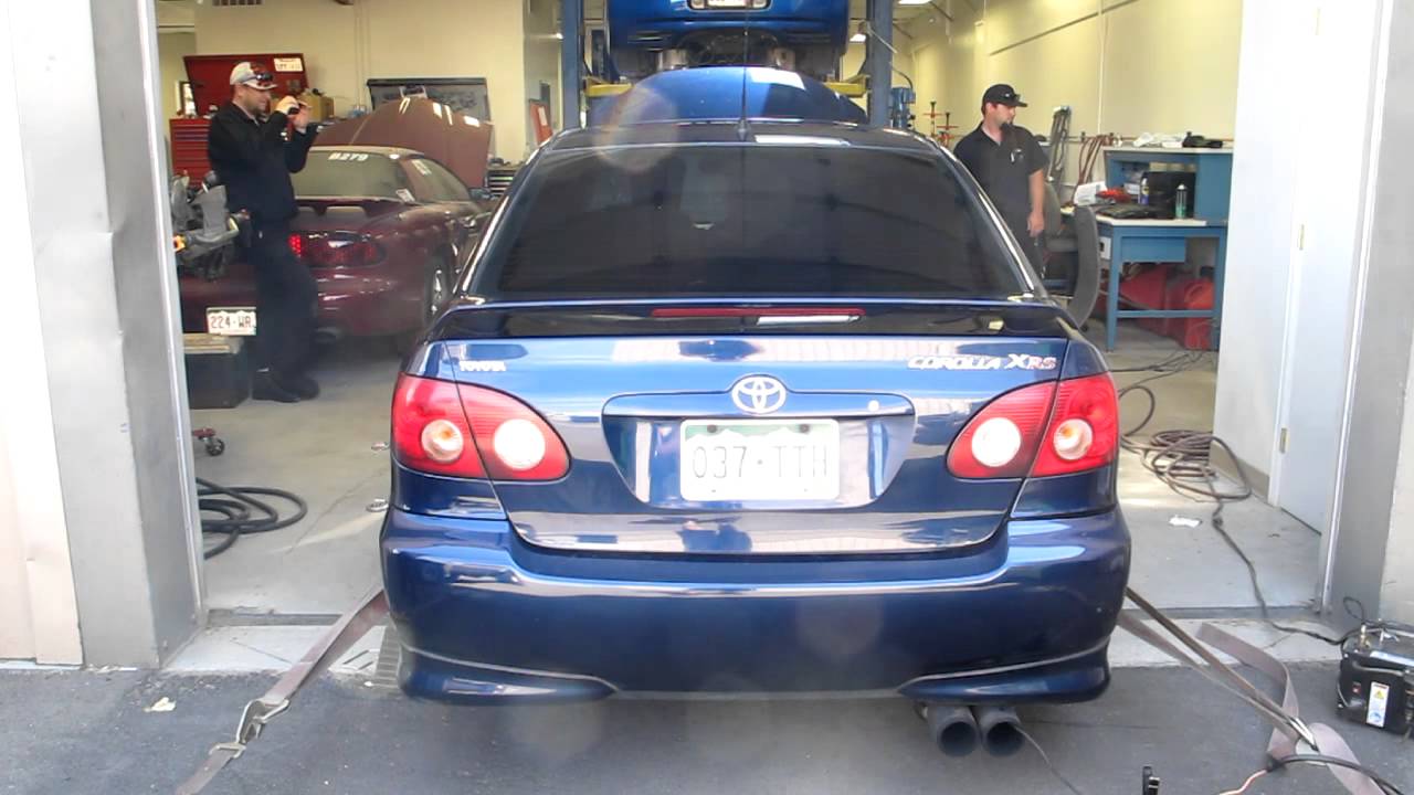 BLP - 2005 Toyota Corolla XRS Turbo 2ZZ-GE Dyno Video 2