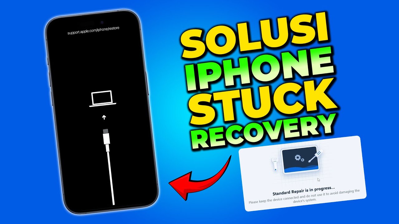 MUDAH! Fix iPhone support.apple.com/iphone/restore in Seconds | Get out of Recovery mode 2025