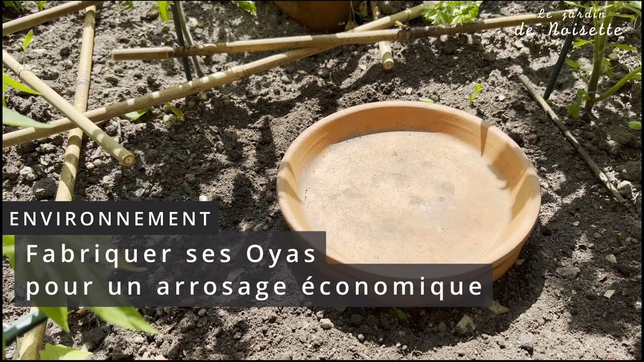 Fabriquer ses oyas pour un arrosage économique